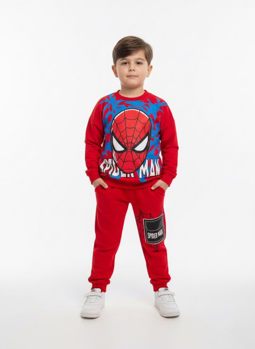 Örümcek Adam Kırmızı Eşofman Takımı