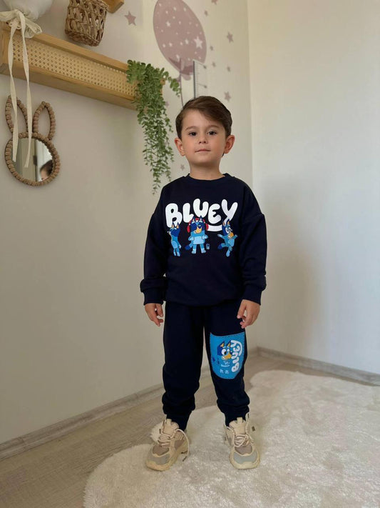 Lacivert Bluey Eşofman Takımı