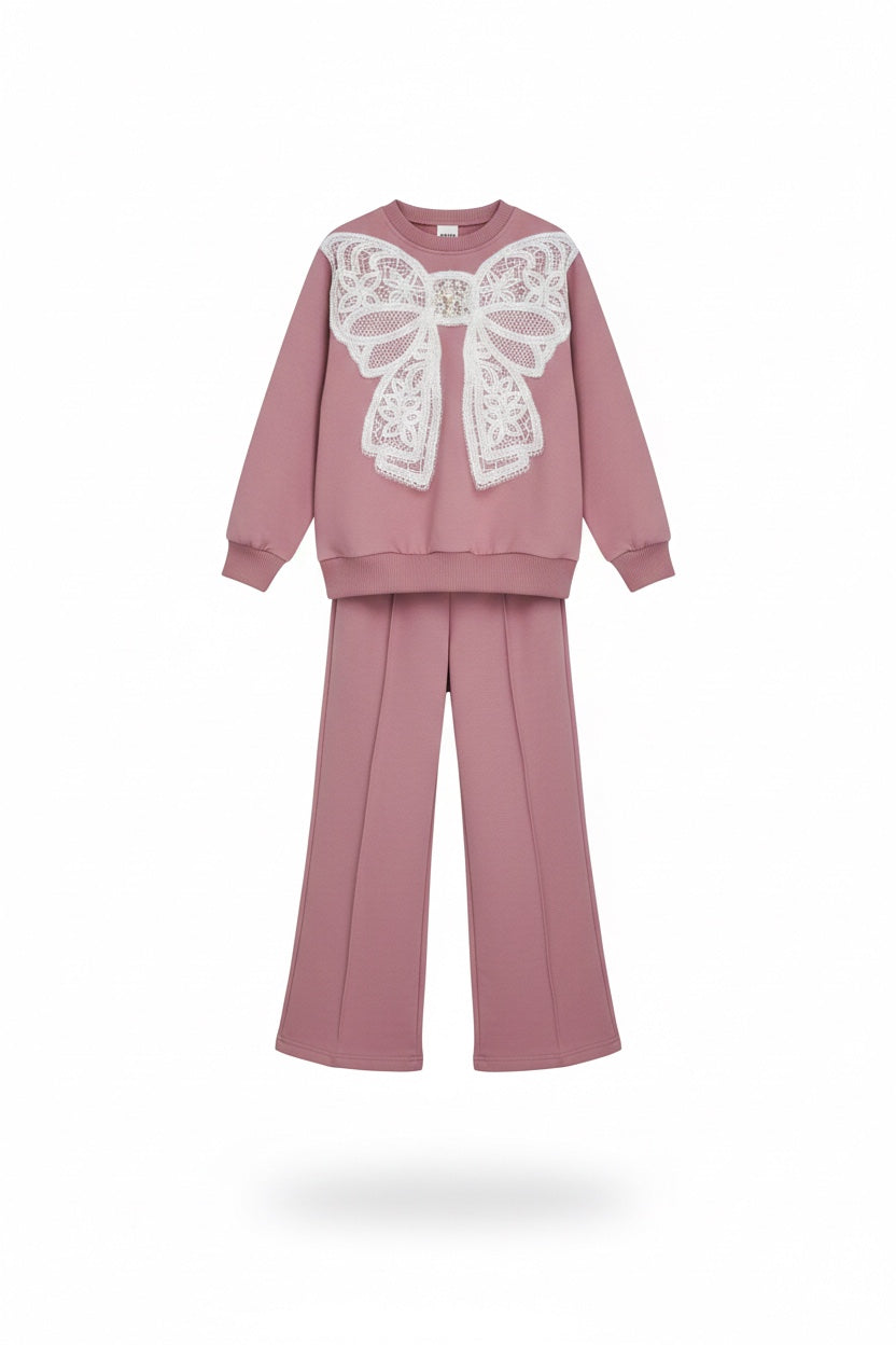 Fiyonk Desenli  2Li Takım