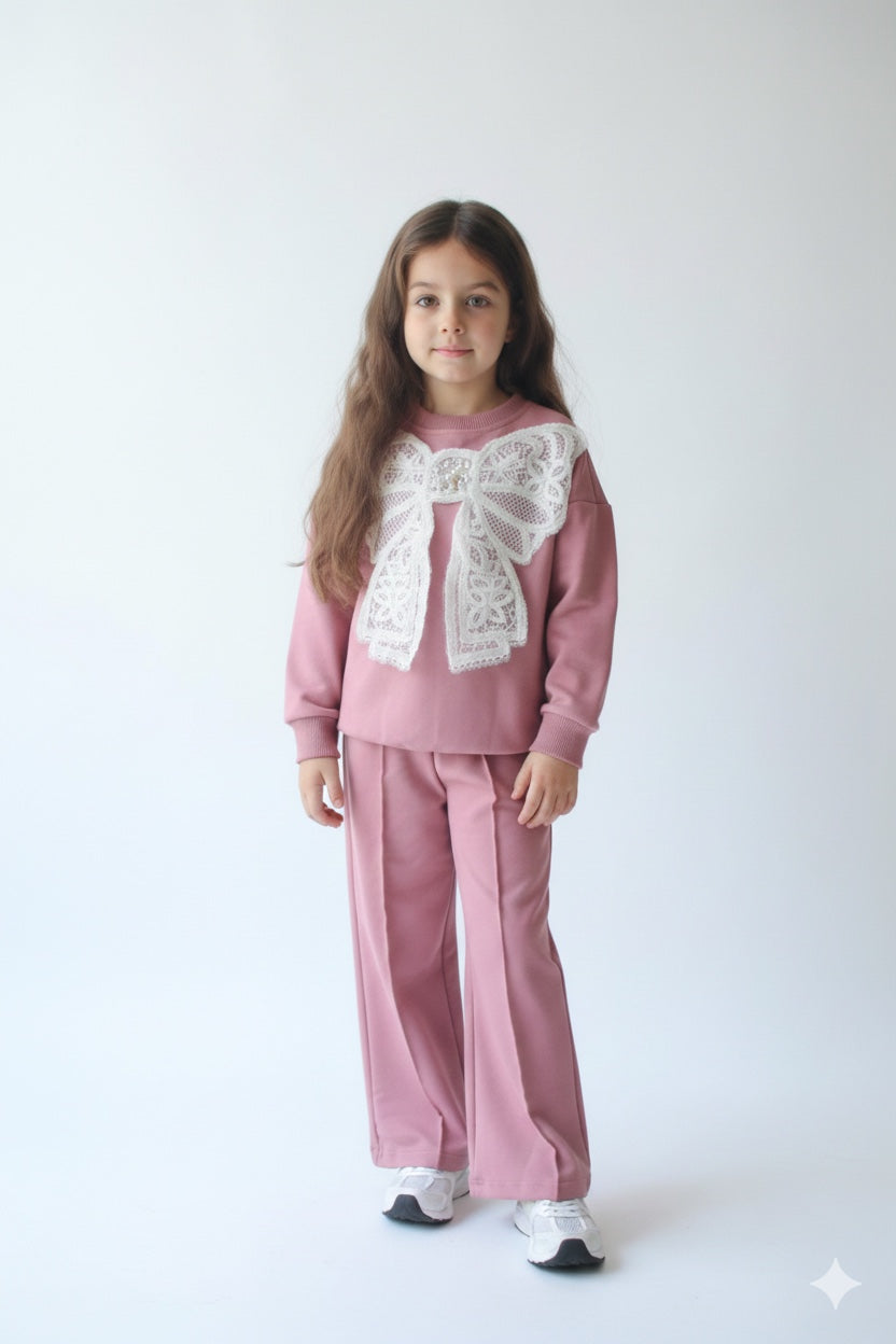 Fiyonk Desenli  2Li Takım