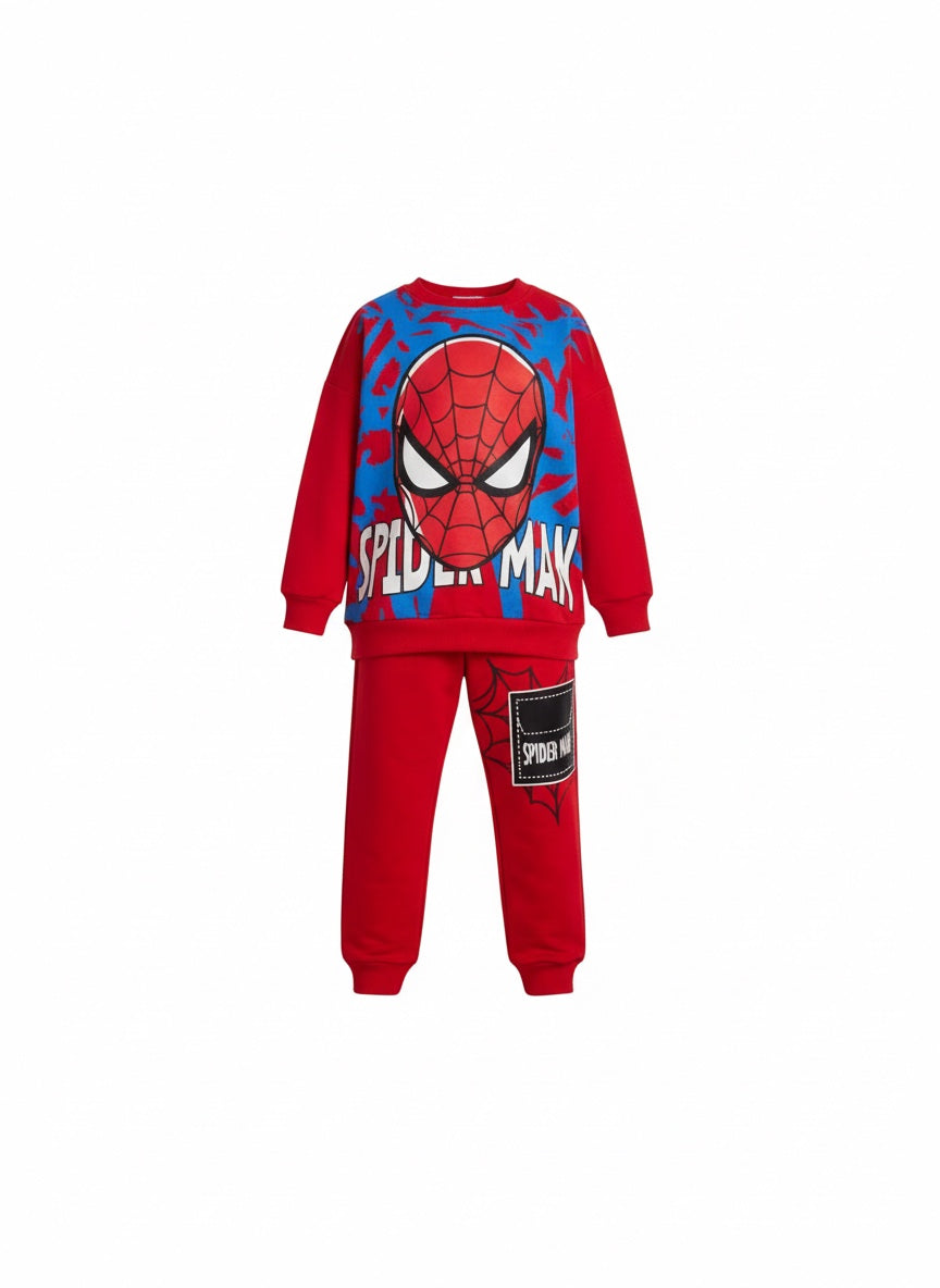 Örümcek Adam Kırmızı Eşofman Takımı