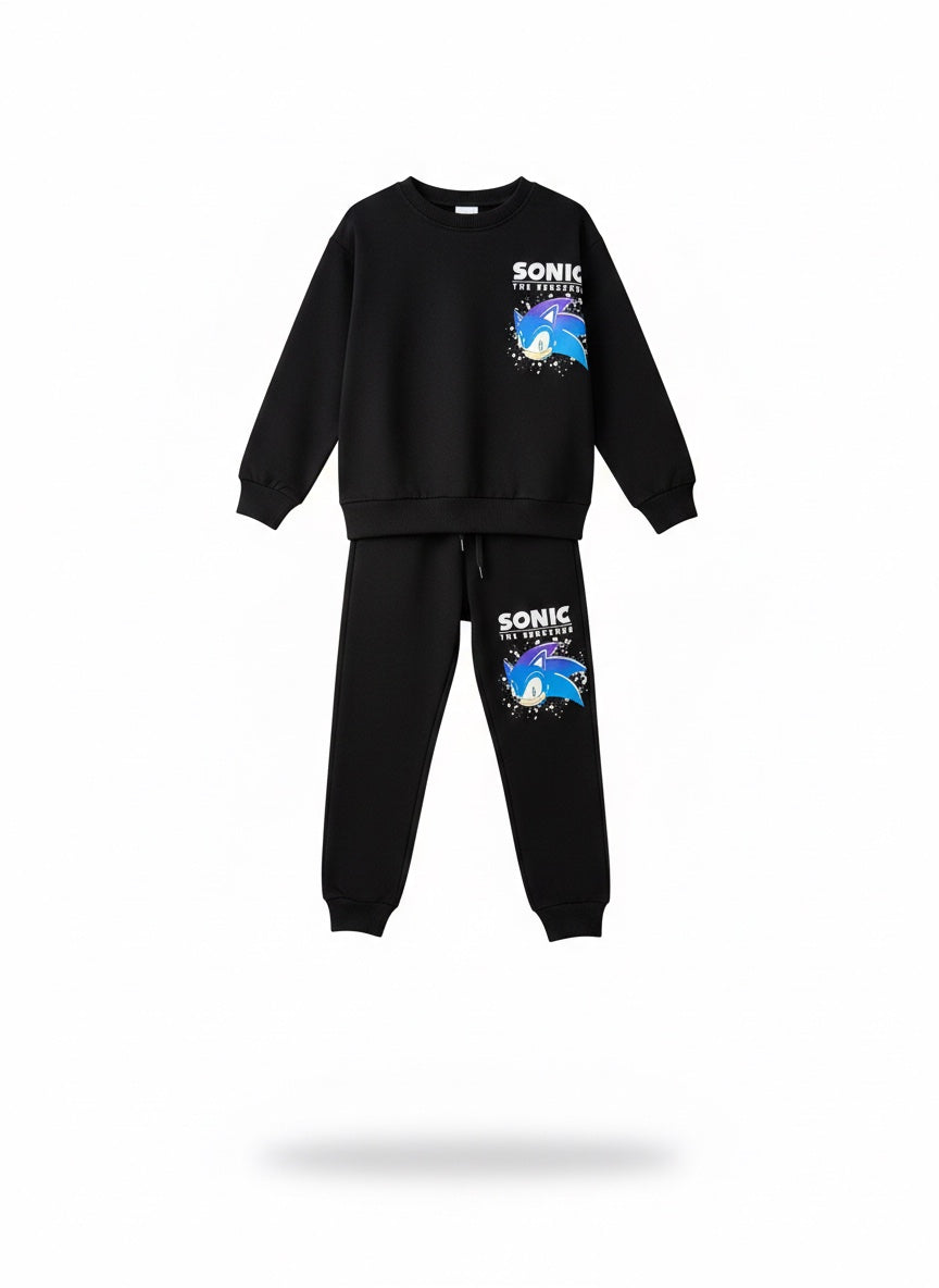 Sonıc Siyah Eşofman Takımı