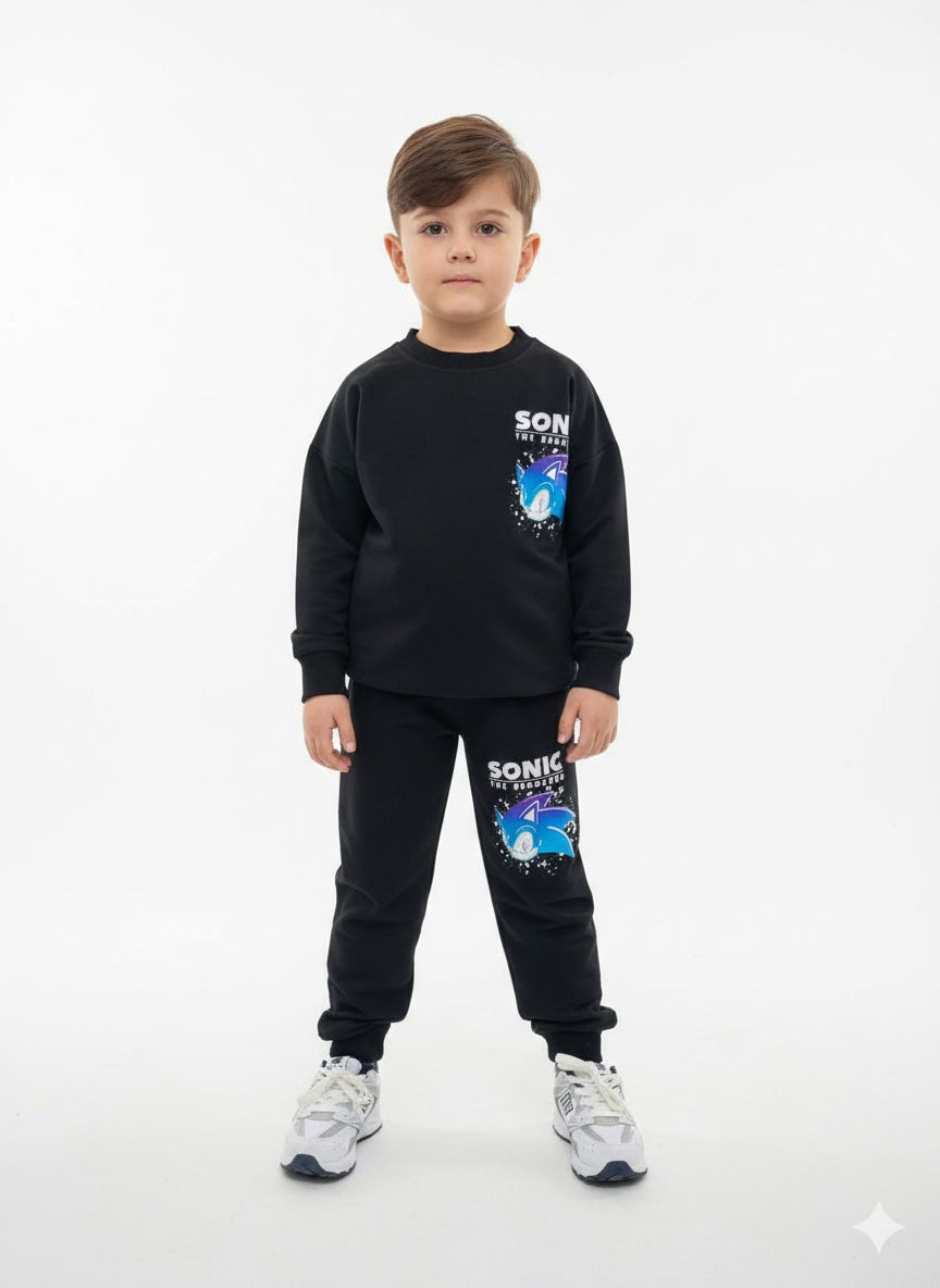 Sonıc Siyah Eşofman Takımı